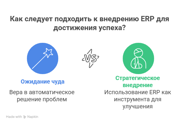 Как следует подходить к внедрению ERP для достижения успеха?